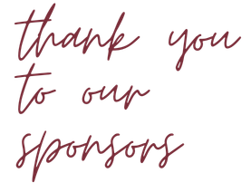 Thank you to our sponsors